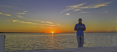 Beyond Breathtaking Sunset, Beyond Blessed Gratitude, Aerial DJI Drone HDR Selfie At Tampa Bay Florida - IMRAN™