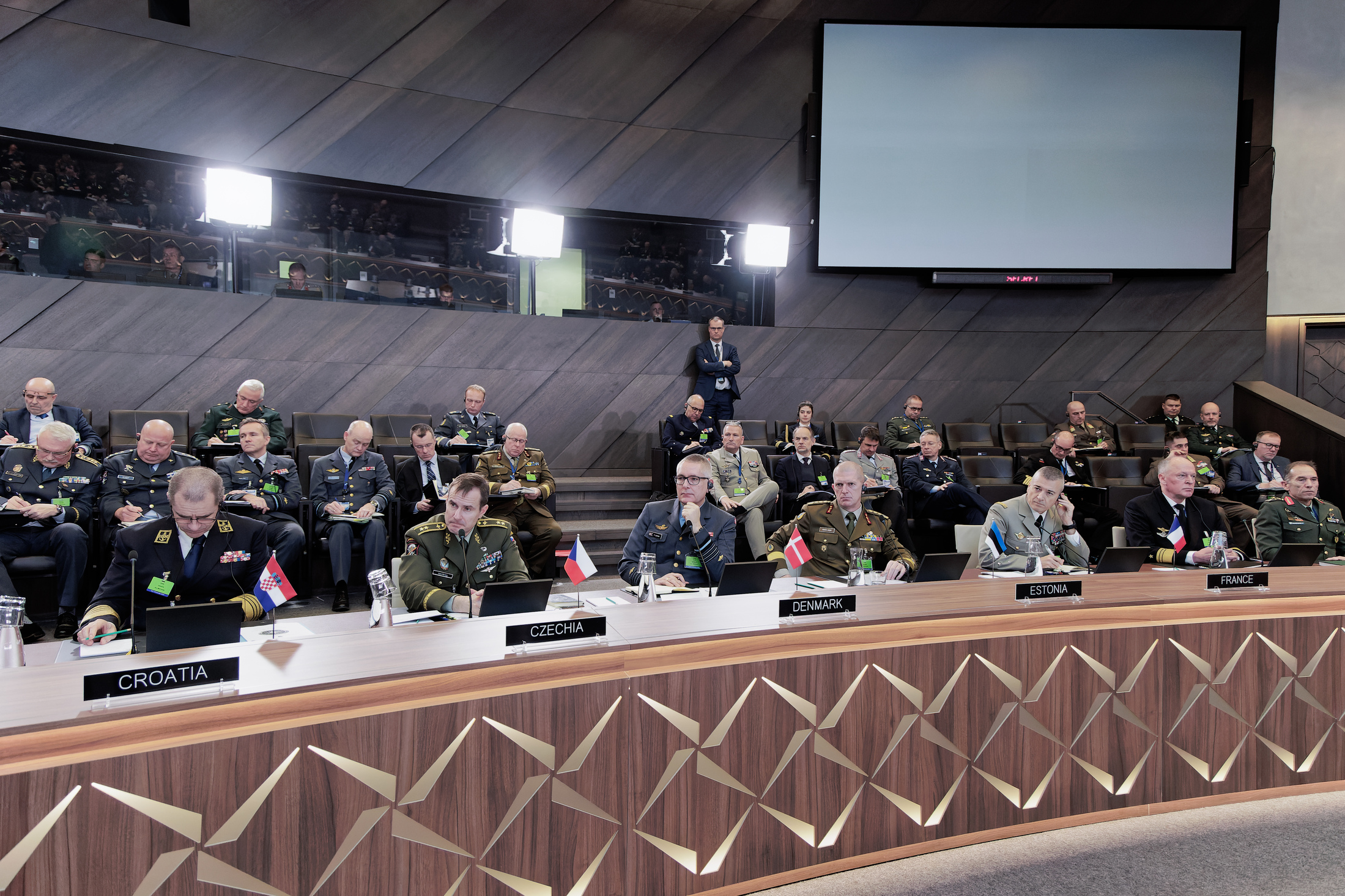 Admiral Hranj na sastanku Vojnog odbora NATO-a