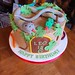 Snake themed birthday cake