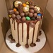 Milk Chocolate drip birthday cake