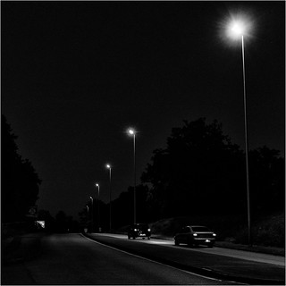 Route de nuit - road at night