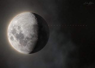 Moon - Mars occultation