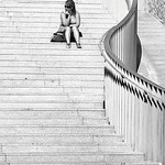 Alone on the Steps by Paul Lambeth