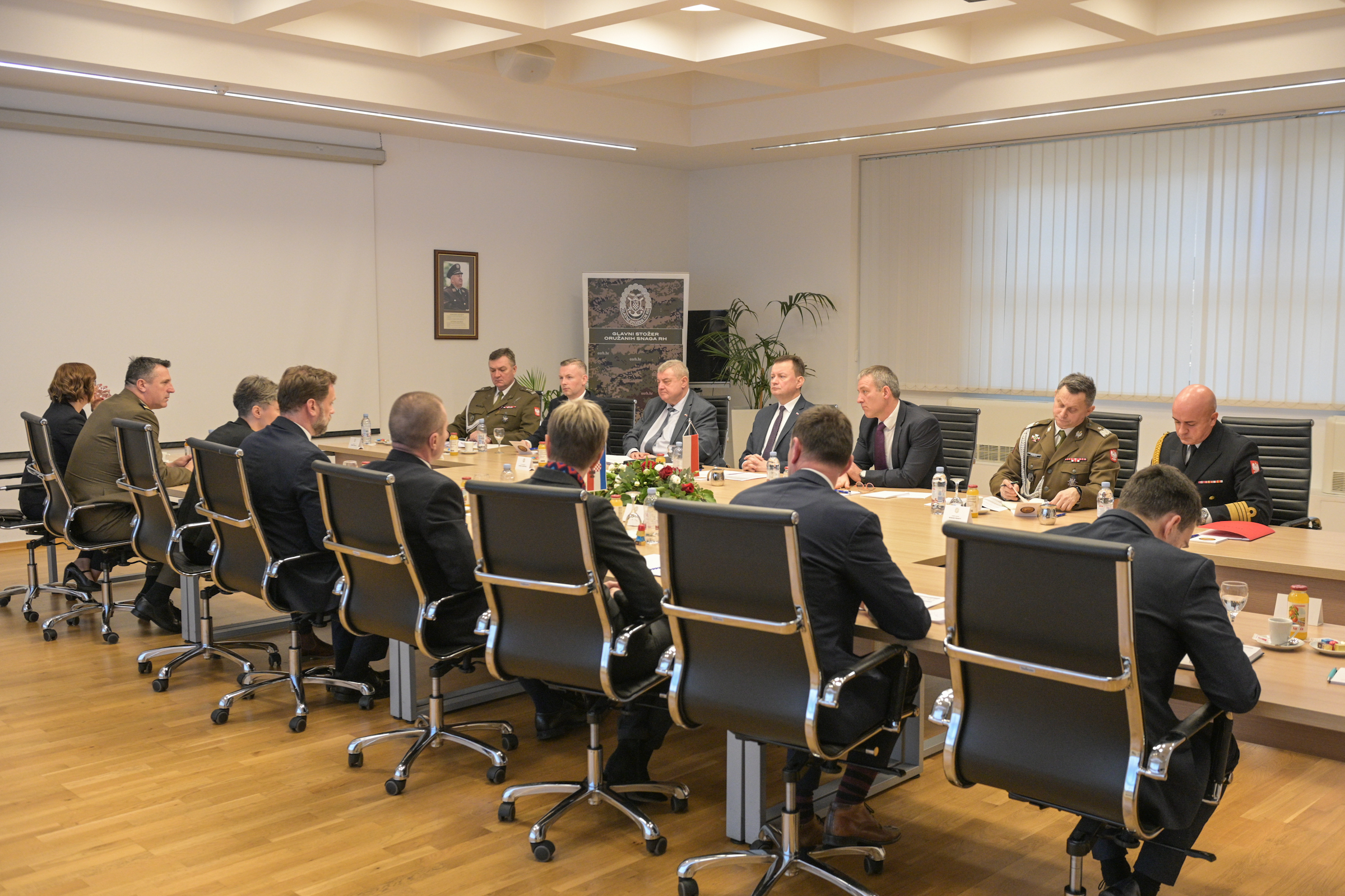 Sastanak ministra obrane Marija Banožića s potpredsjednikom Vlade i ministrom nacionalne obrane Republike Poljske Mariuszom Blaszczakom