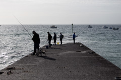 Fishermen in Fouesnant (Brittany)