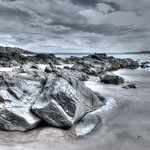 Kildonan Beach Arran by Richard John White