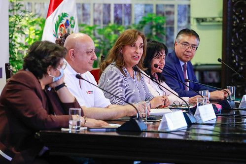 Presidenta Dina Boluarte participó en encuentro para el diálogo y articulación con recicladores y recicladoras a nivel nacional.