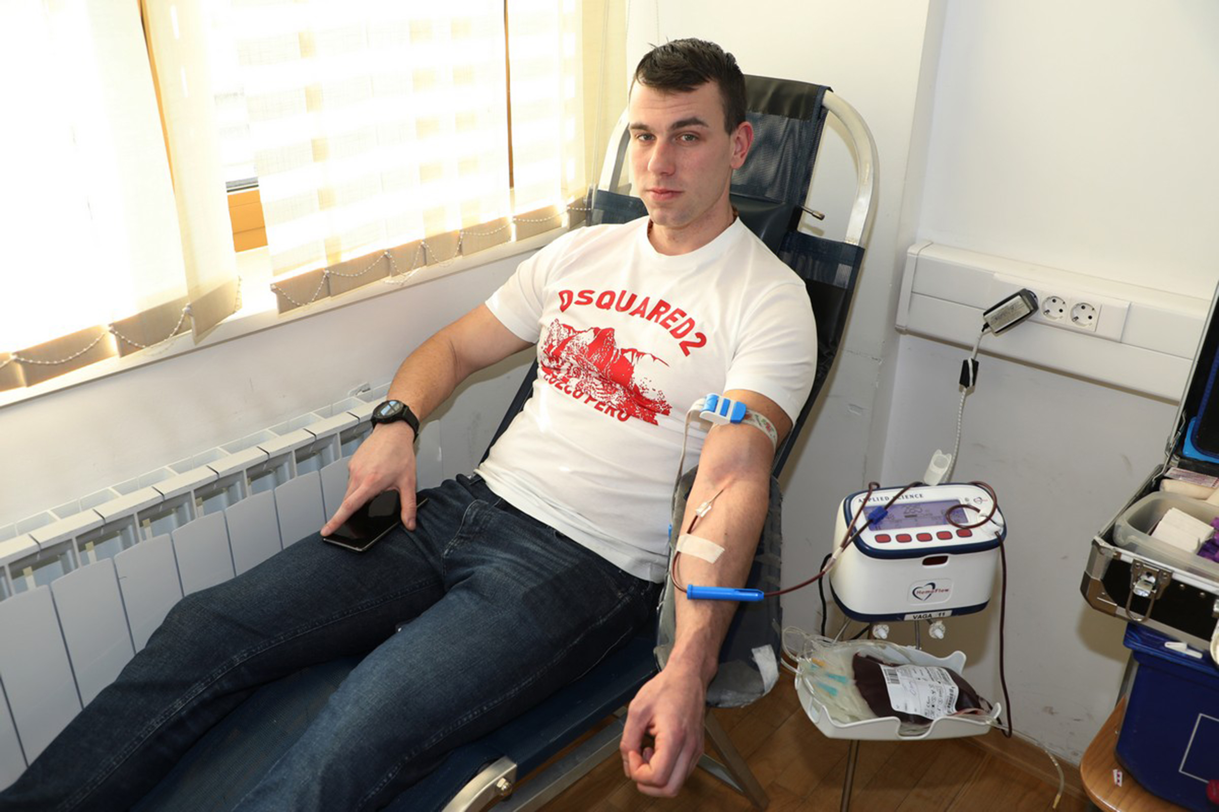 Dobrovoljno darivanje krvi na HVU 'Dr. Franjo Tuđman'