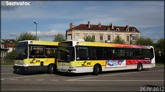 Renault R 312 – Vienne Mobilités (RATP Dev) / L-va (Lignes de Vienne Agglomération) n°57 & Irisbus Agora Line – Vienne Mobilités (RATP Dev) / L-va (Lignes de Vienne Agglomération) n°62 - Photo of Seyssuel