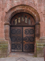 Portes principales aux influences romanes - Photo of Westhouse-Marmoutier
