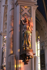 Statue de Jeanne d-Arc @ Église Saint-Georges @ Saint-Jeoire - Photo of Scientrier
