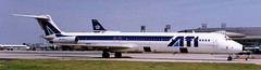 I-DAVD McDonnell Douglas MD-82 ATI CDG 130689 - Photo of Longperrier