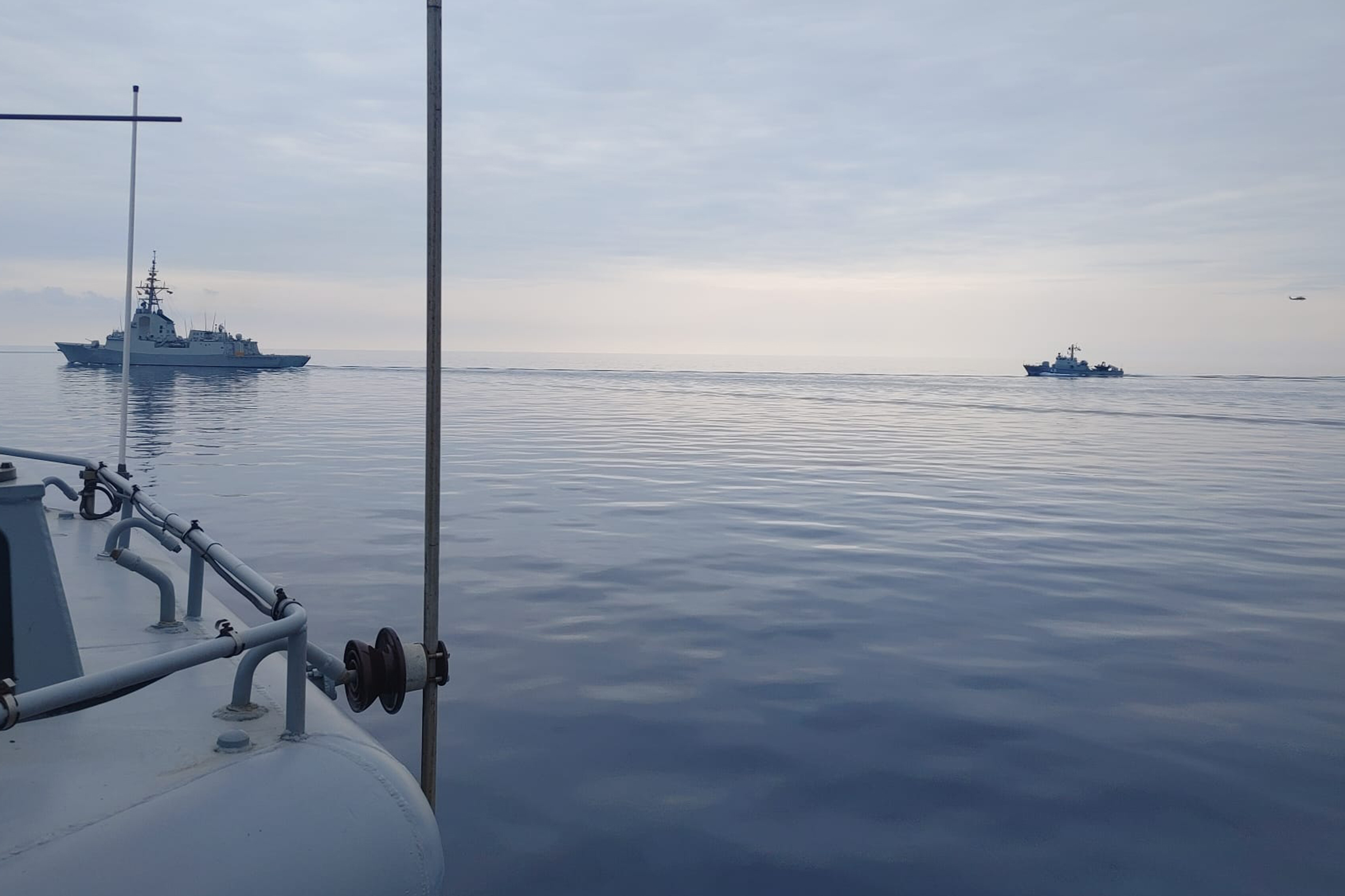 Zajedničko uvježbavanje na moru brodova HRM-a i RM-a Kraljevine Španjolske