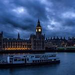 Parliment just after Sunset by Peter Budd