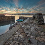 Beadnell Harbour Sunset by Steven Baldwin