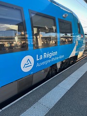 TER Auvergne-Rhône-Alpes AGC train at Bourg-en-Bresse
