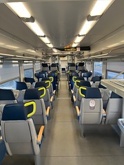 Régiolis TER train interior. Rather bland