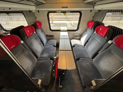 SBB ICN trains have the nicest first class compartments