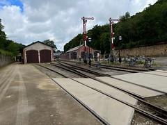 Minièresbunn mining railway standard gauge lines depot - Photo of Réhon
