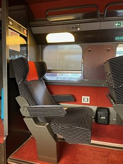 SNCF TGV Duplex first class seat - Photo of Villelongue-de-la-Salanque