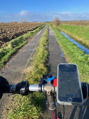 Cycling in the countryside outside Armentières
