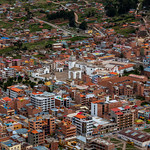 Bolivia 010 - Copacabana - The city from above