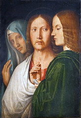 Le Christ, Marie et Saint Jean de Michele da Verona (Hôtel de la Marine, Paris) - Photo of Le Bourget