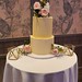Two tiered buttercream wedding cake