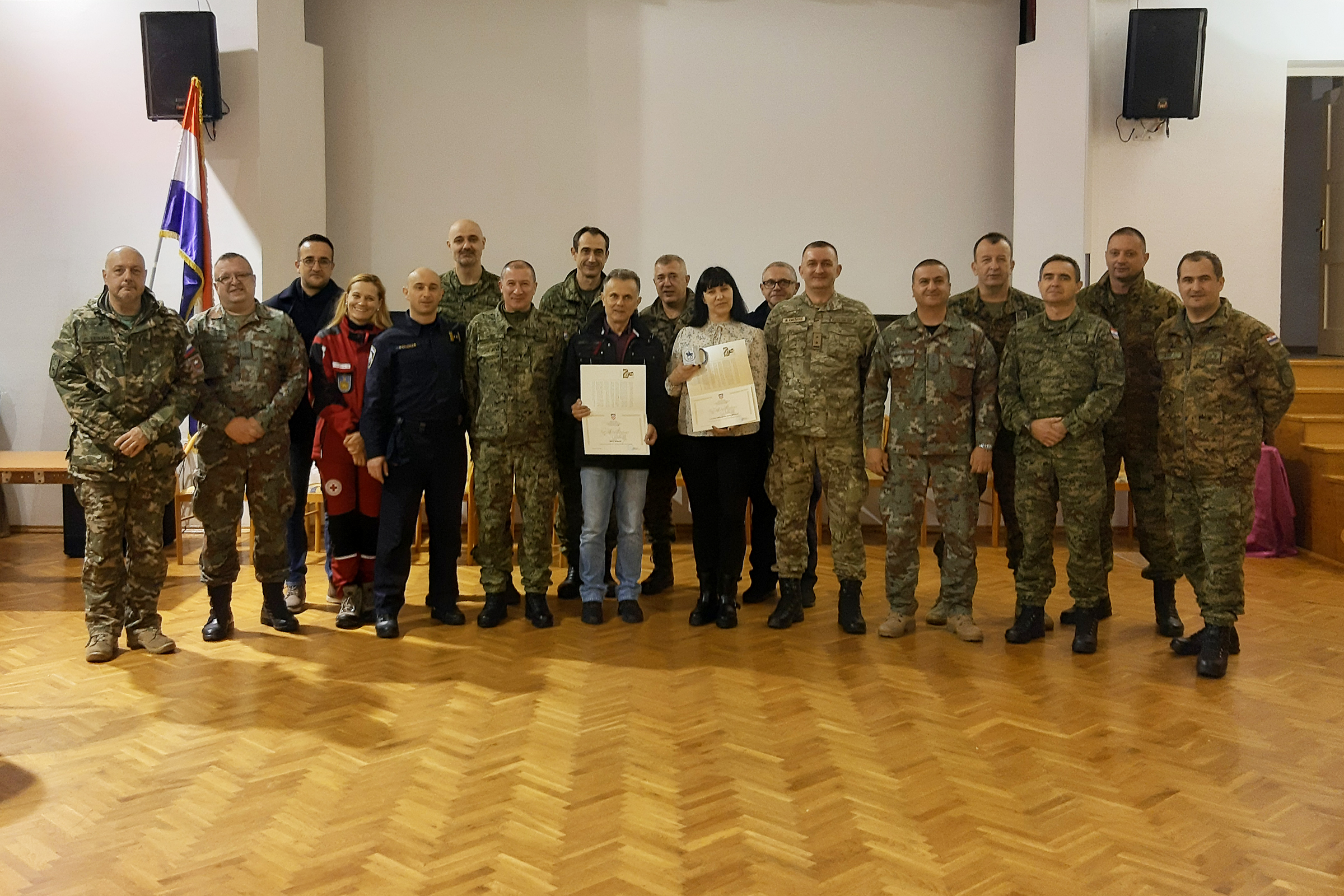 Polaznici 25. naraštaja Ratne škole „Ban Josip Jelačić“ u posjetu Zapovjedništvu specijalnih snaga