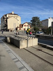Genève tram tracks end at Annemasse Parc - Photo of Lucinges