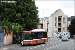 Iveco Bus Urbanway 12 CNG – Setram (Société d-Économie Mixte des TRansports en commun de l-Agglomération Mancelle) n°206 - Photo of Trangé