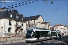 Bombardier TVR (Transport sur voie réservée) – Keolis Grand Nancy / STAN (Service de Transport de l’Agglomération Nancéienne) n°19 - Photo of Nancy