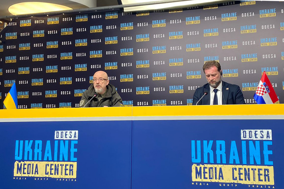 Ministar Banožić u službenom posjetu Ukrajini