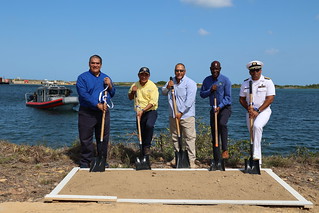 Groundbreaking Ceremony for Belize Coast Guard Base - Big Creek