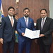 Solenidade de entrega das medalhas do mérito jurídico municipal José de Albuquerque Rocha aos advogados Cássio Felipe Góes e Lucas Asfor Rocha Lima.