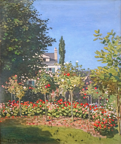 "Jardin en fleurs" de Claude Monet (Musée du Luxembourg, Paris)