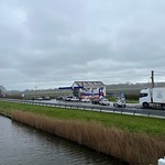 Tobacco store and fuelling station - entering Belgium from Bray Dunes (France)