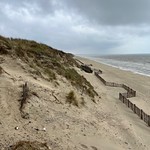 The beach at Zuydcoote, looking towards Dunkerque