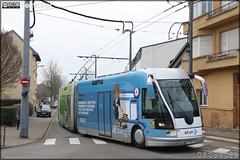 Bombardier TVR (Transport sur voie réservée) – Keolis Grand Nancy / STAN (Service de Transport de l’Agglomération Nancéienne) n°21 - Photo of Fléville-devant-Nancy