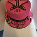 Jeferre Star Logo themed iced birthday cake