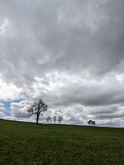 Arbres et nuages - Photo of Saint-Victor-Malescours