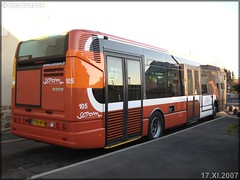 Irisbus Citélis 12 – Setram (Société d'Économie Mixte des TRansports en commun de l'Agglomération Mancelle) n°105