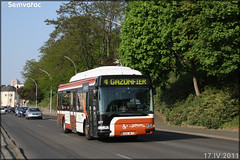 Irisbus Agora S GNV – Setram (Société d'Économie Mixte des TRansports en commun de l'Agglomération Mancelle) n°677