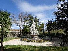 Monument a Molière (Joan Antòni Injalbert, 1897) - Plaça 14 de Julhet - Pesenàs