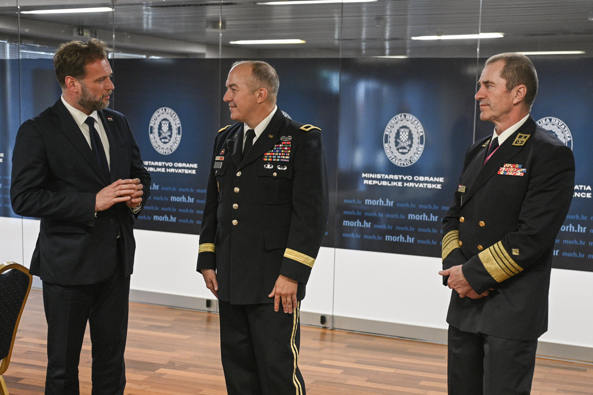 Ministar obrane s generalom Schaertlom: 'Nastavljamo produbljivati suradnju RH i SAD-a' | Foto: MORH/ F. Klen