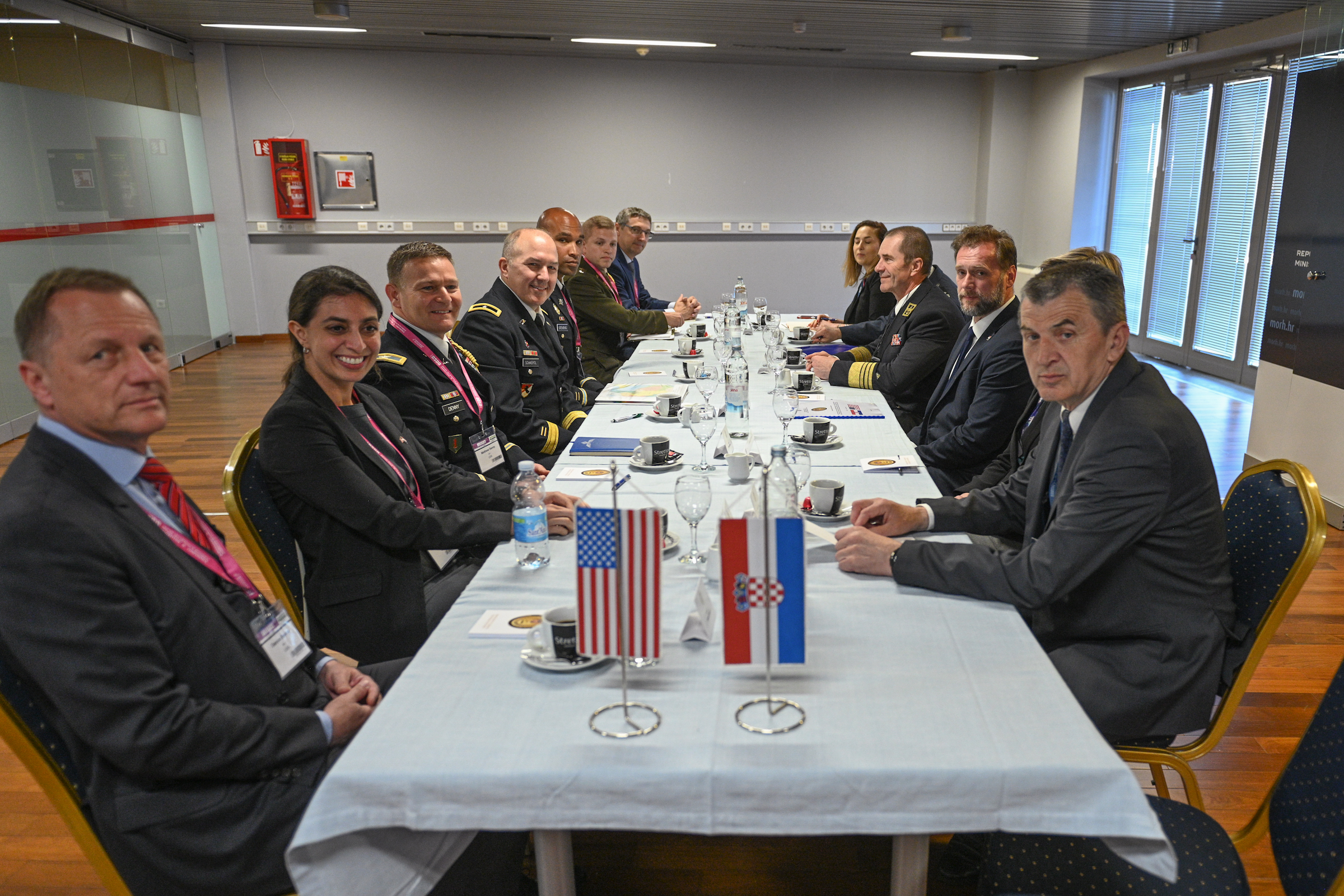 Ministar obrane s generalom Schaertlom: 'Nastavljamo produbljivati suradnju RH i SAD-a' | Foto: MORH/ F. Klen