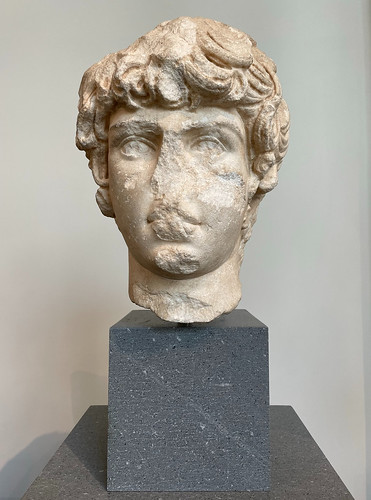 Marble portrait head of Antinous, ca. AD 130–138, The Metropolitan Museum of Art, New York City
