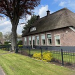 Thatched house in the countryside near Coevorden