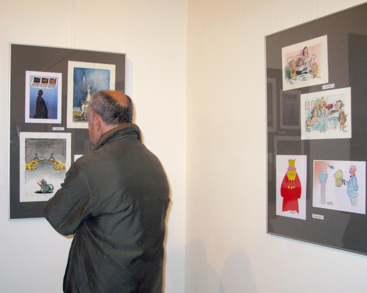 Godišnja izložba karikatura u Galeriji 'Zvonimir'