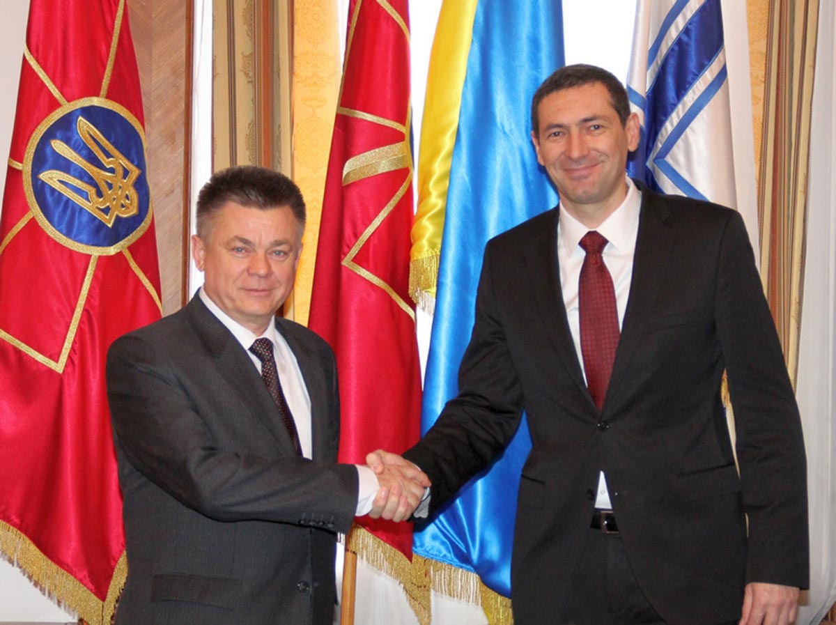 Ministar Kotromanović s ukrajinskim ministrom obrane Lebedevim